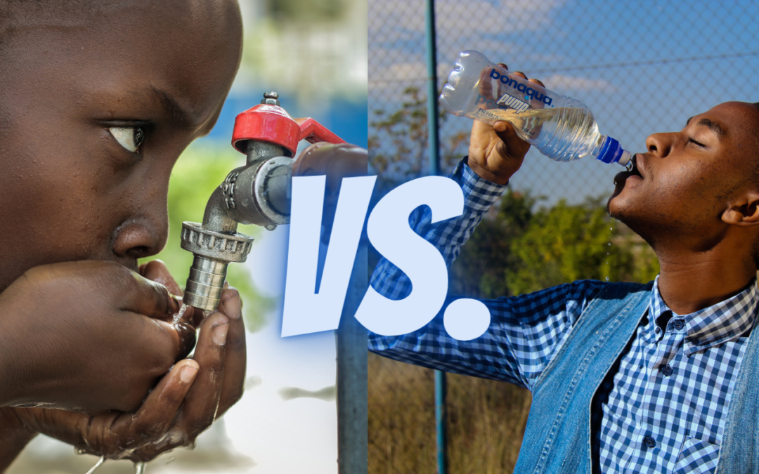 Tap water Vs. Bottled water